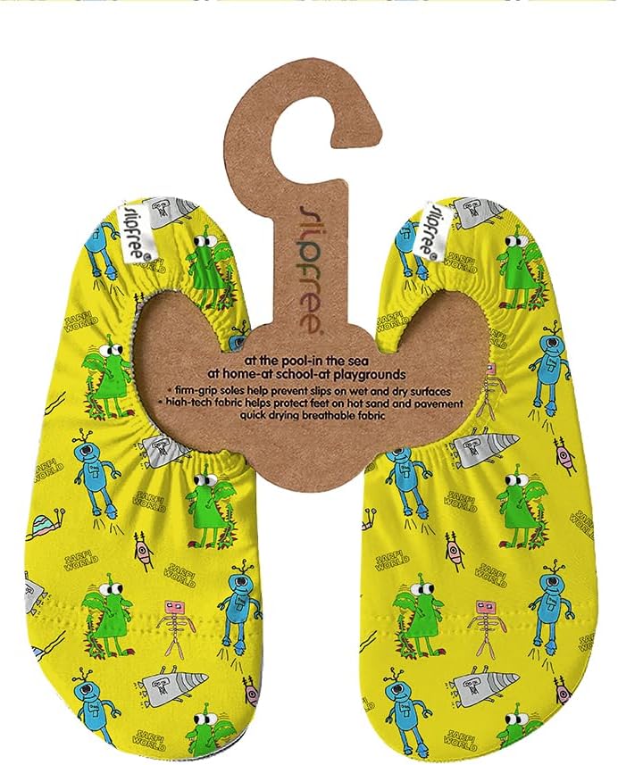 

Детские водные тапочки для девочек и мальчиков, нескользящие аква-носки, для пляжа, бассейна, плавания и спорта, быстро сохнут Slipfree, Spock