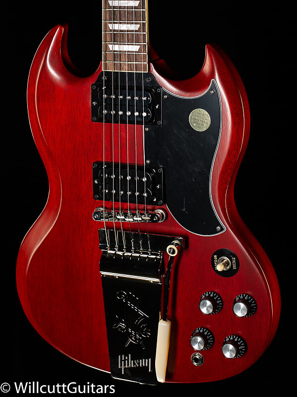 

Электрогитара Gibson SG Standard '61 Faded Maestro Vibrola Vintage Cherry Satin