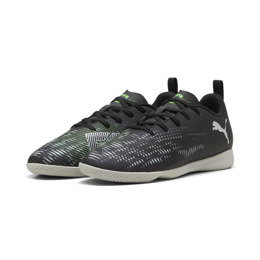 

Кроссовки для футзала FUTURE 8 PLAY IT для молодежи PUMA Black Cool Light Grey Fluo Green