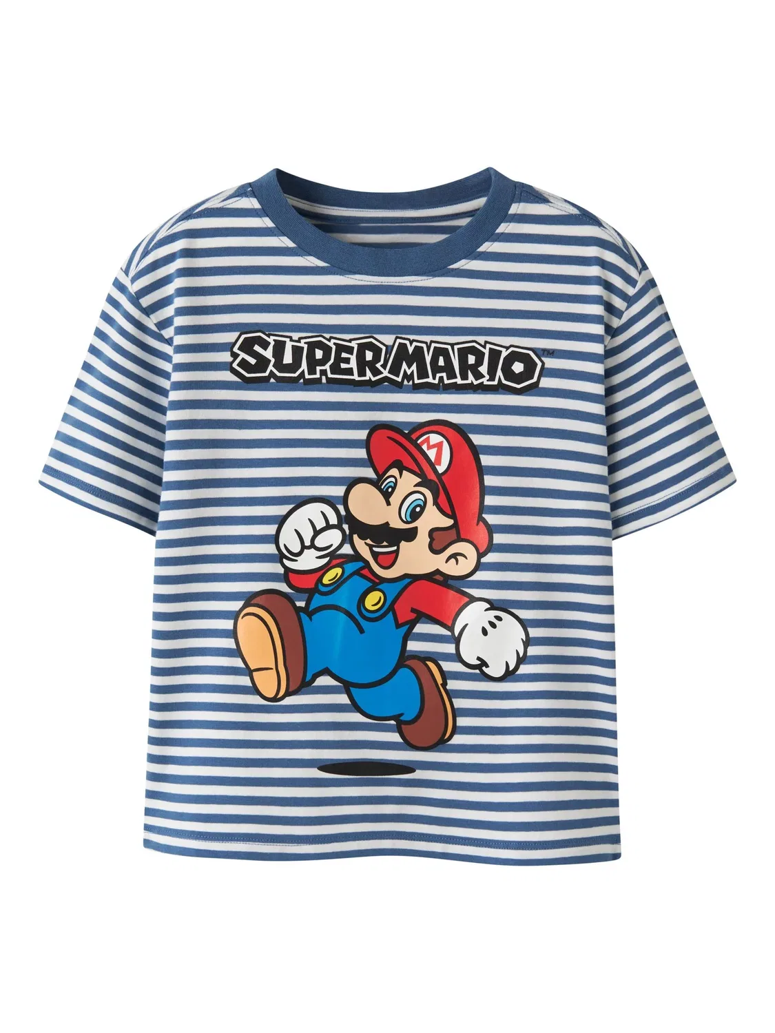 Футболка с принтом Mario, TWO SOON, пыльно-голубой