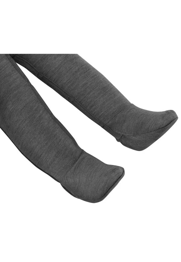 Боди strampler mit füßen, schlafanzug einteiler aus merinowolle, комбинезон для сна Normani Outdoor Sports, Anthrazit — фото 3