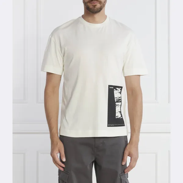 

Футболка стандартного кроя с принтом Horizon Calvin Klein, белый