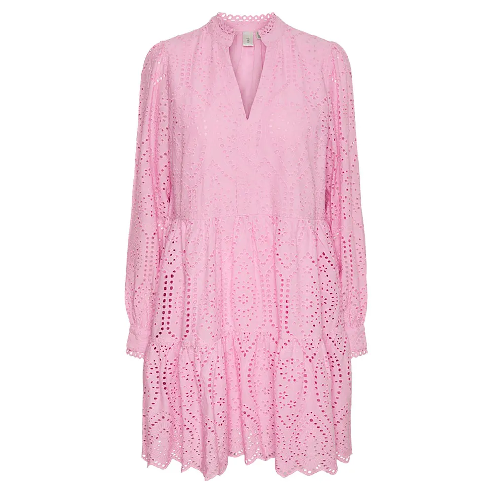 

Платье Yas Holi long sleeve short, розовый
