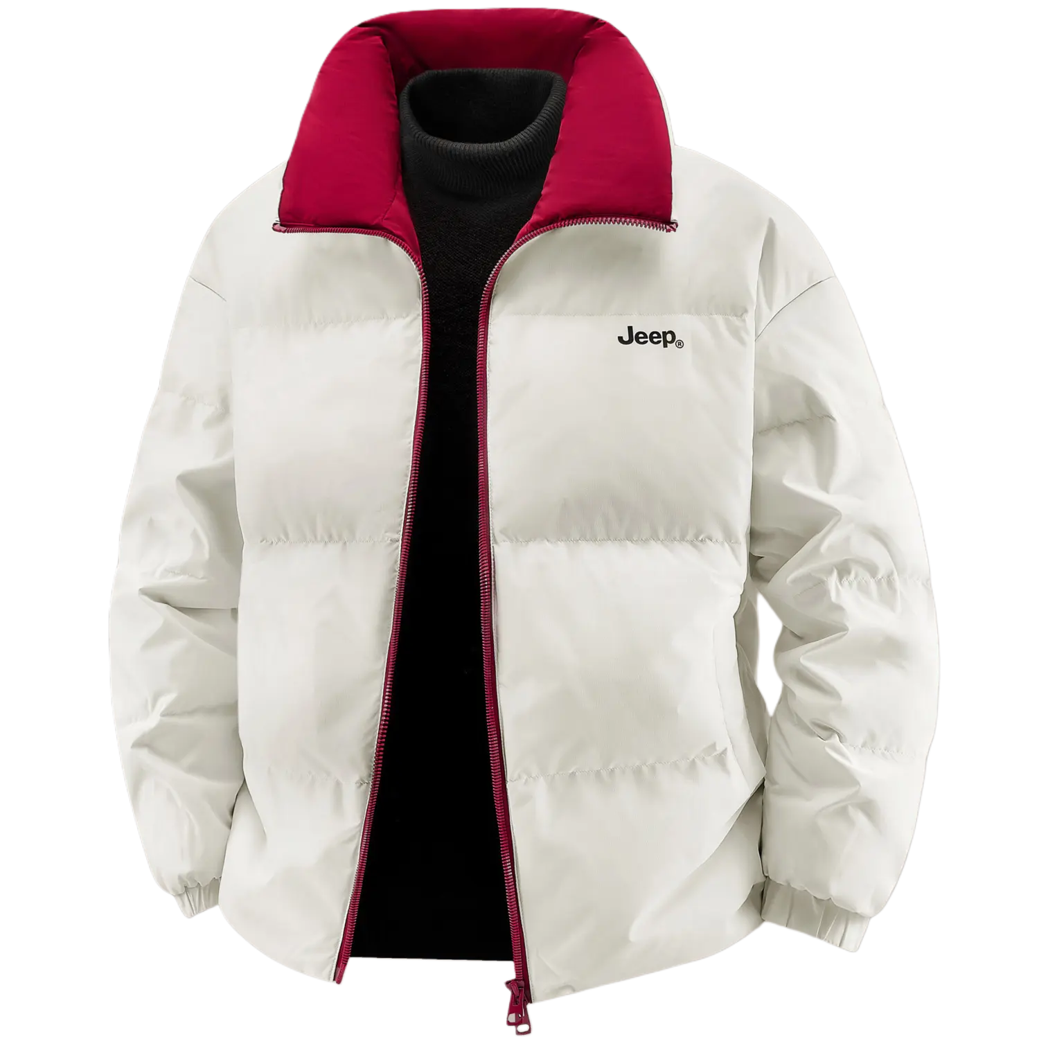 

Пуховик Unisex Stand Collar Moderate Jeep, оранжевый