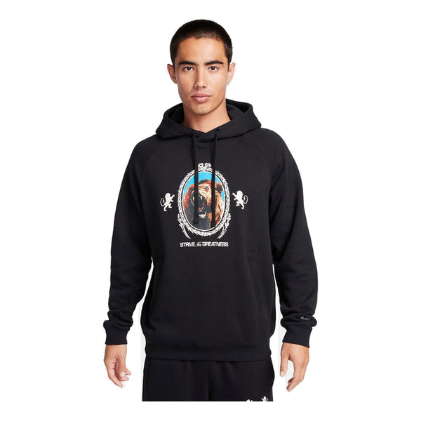 

Толстовка Nike Lebron Pullover Fleece Hoodie 'Black Phantom', черный