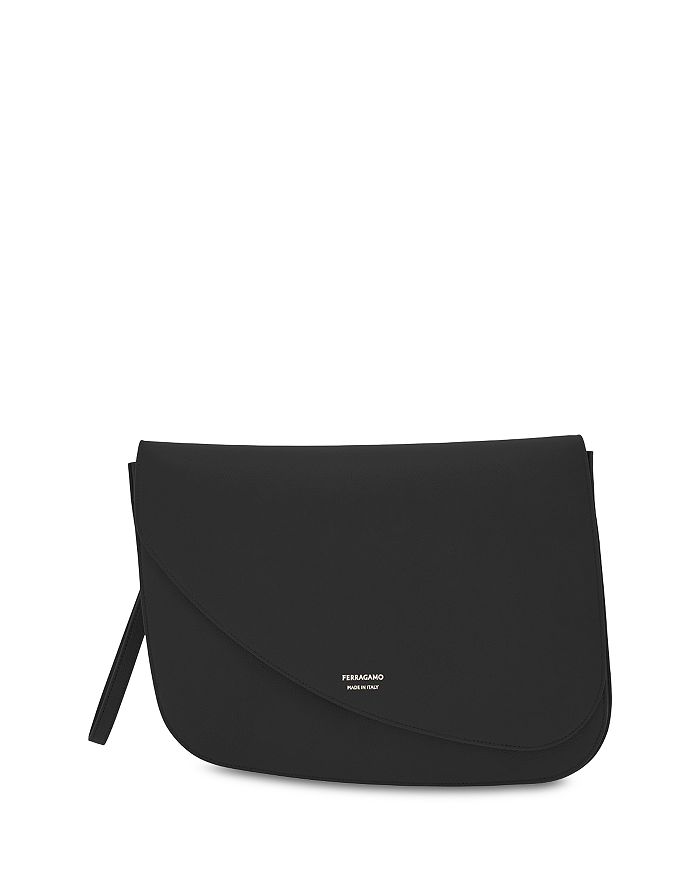 

Кожаная сумка через плечо Fiamma Ferragamo, черный