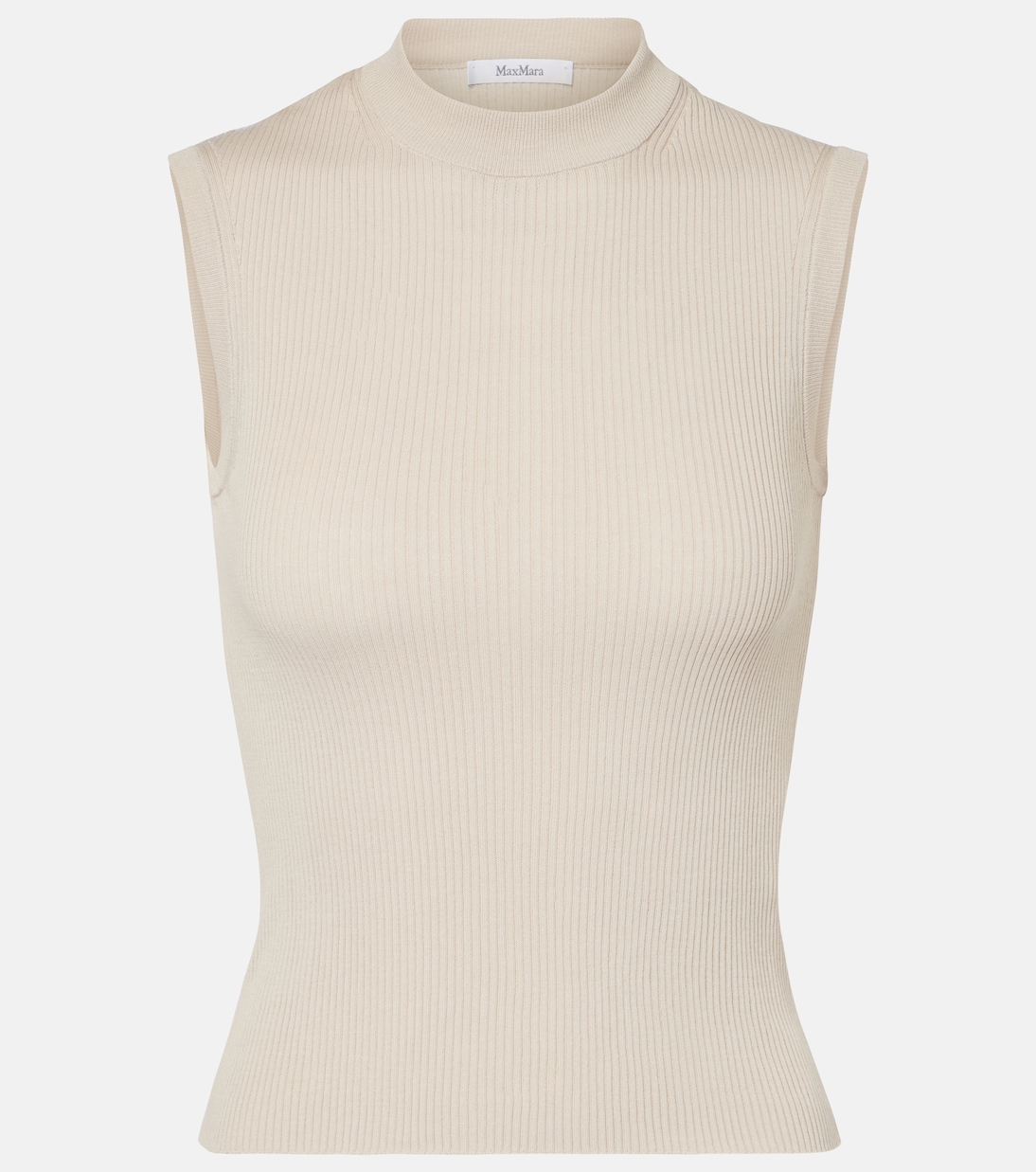 

Полосатый топ из хлопка и шелка Max Mara, Cacha