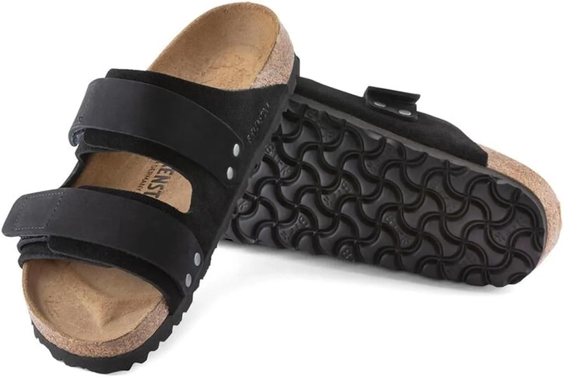 Мужские туфли BIRKENSTOCK UJI 1024832 с перфорацией, черные — фото 2