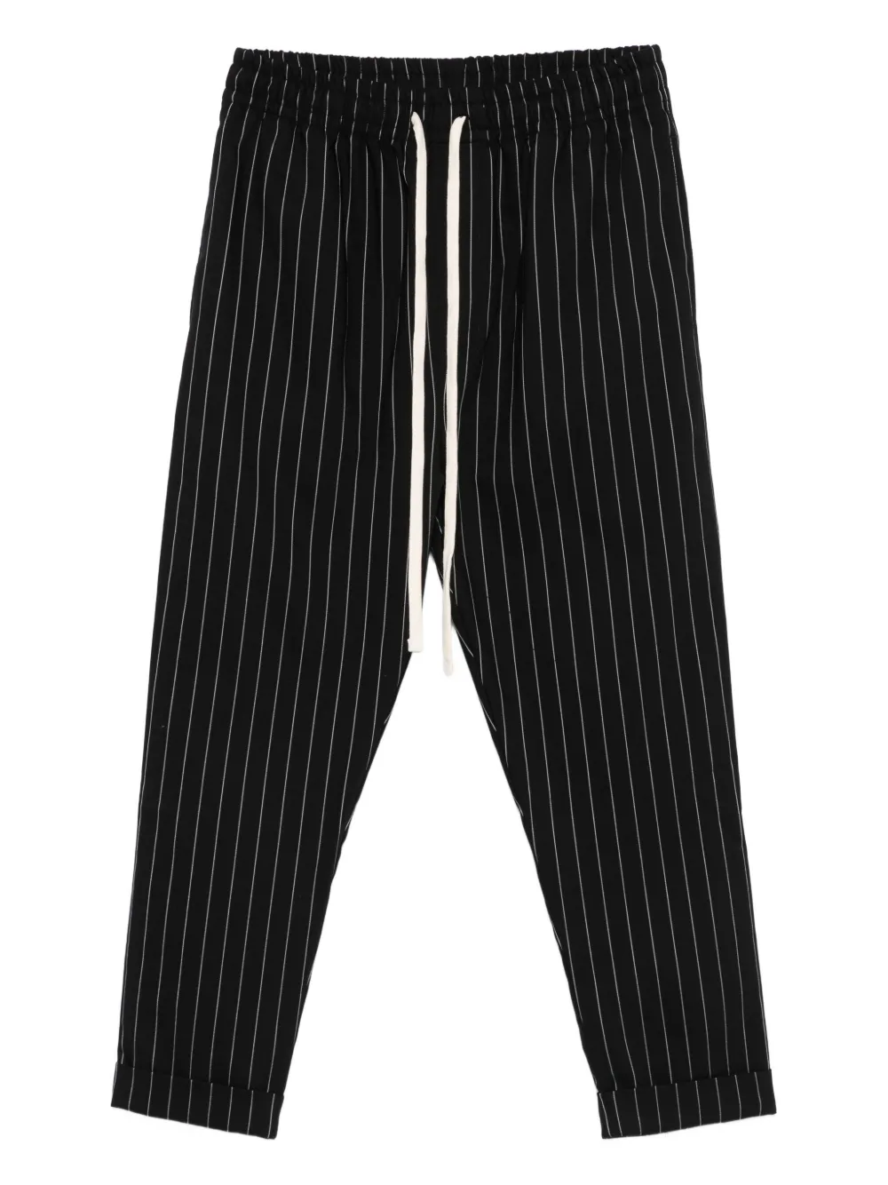 

Полосатые брюки с кулиской HAMZA, черный
