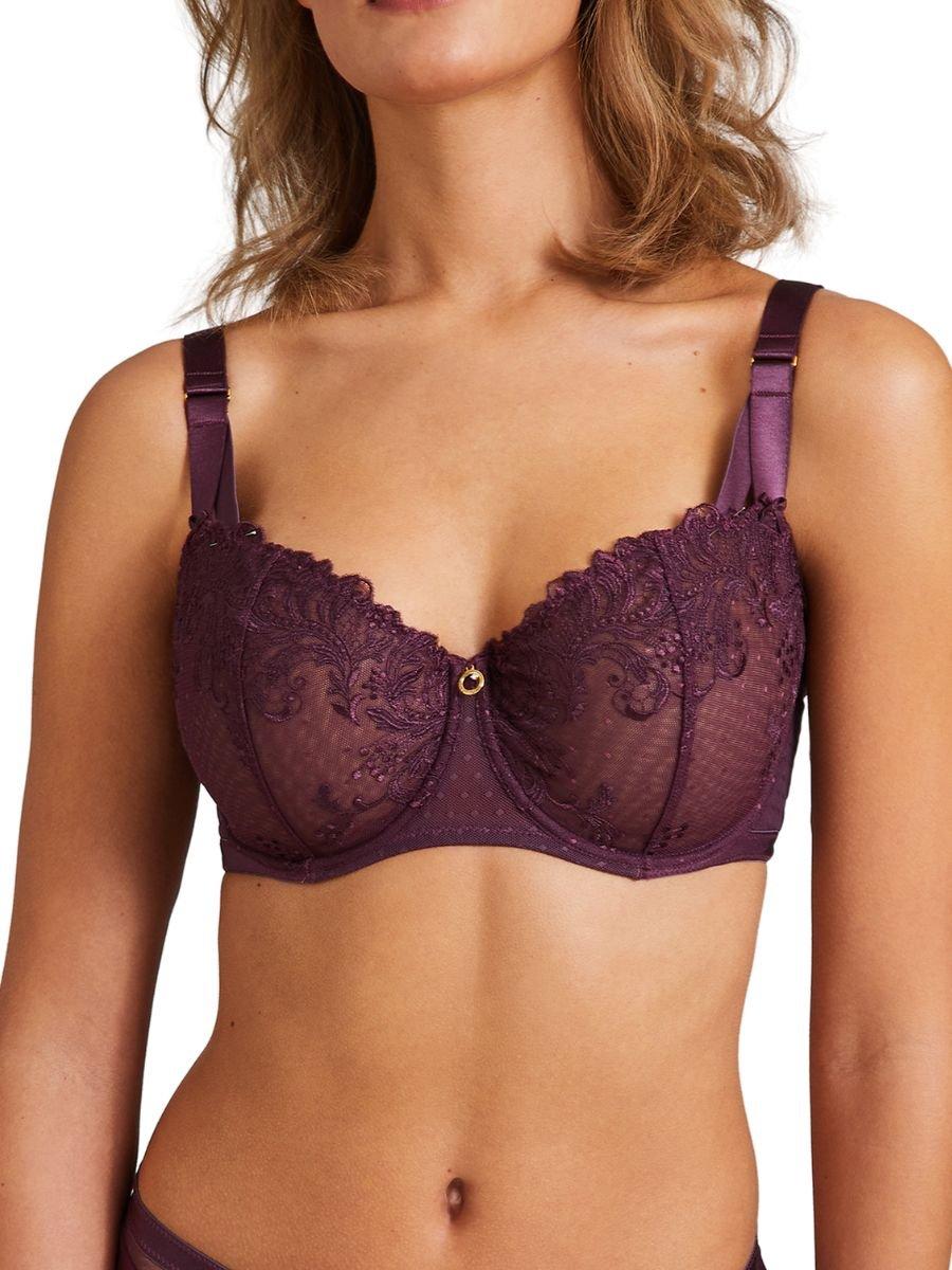 

Бюстгальтер Femme Passion Comfort с половиной чашки Wineberry Aubade, фиолетовый