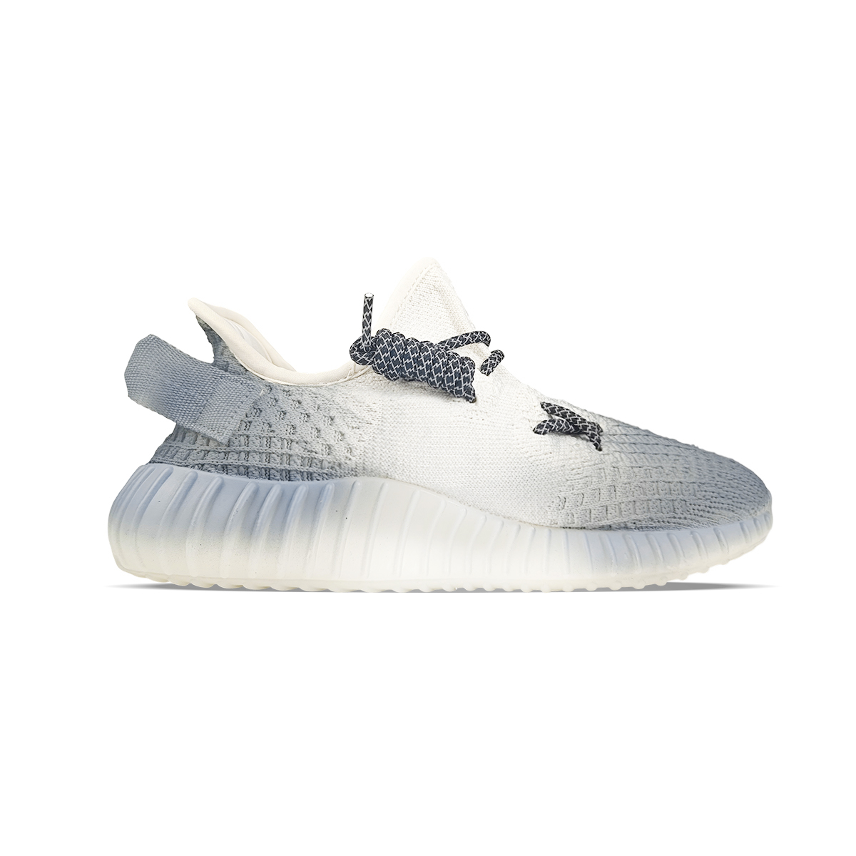 Adidas Originals Изи Буст 350 V2 устойчивые к истиранию низкие кеды унисекс бело-голубые, цвет White — фото 3