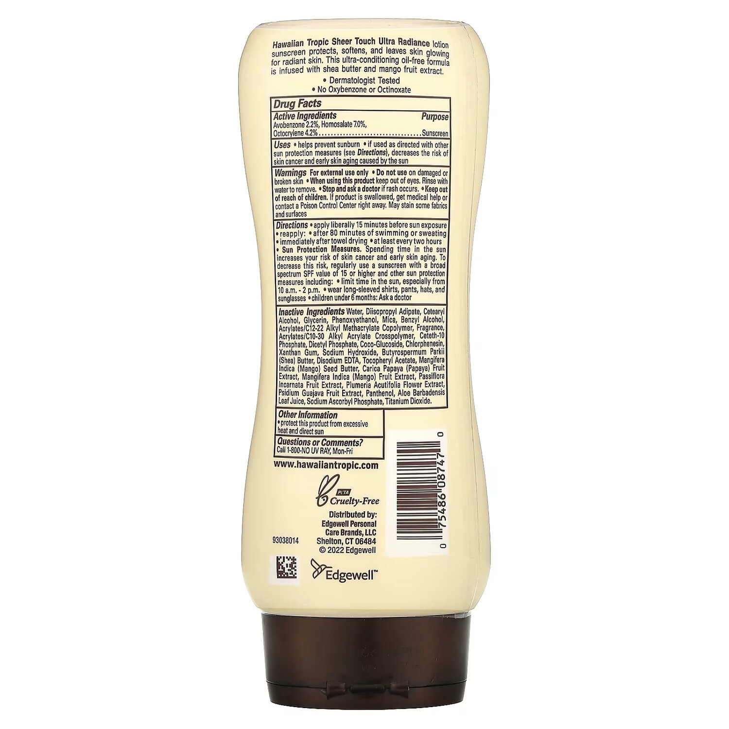 Солнцезащитный лосьон Hawaiian Tropic Sheer Touch SPF 30 — фото 2