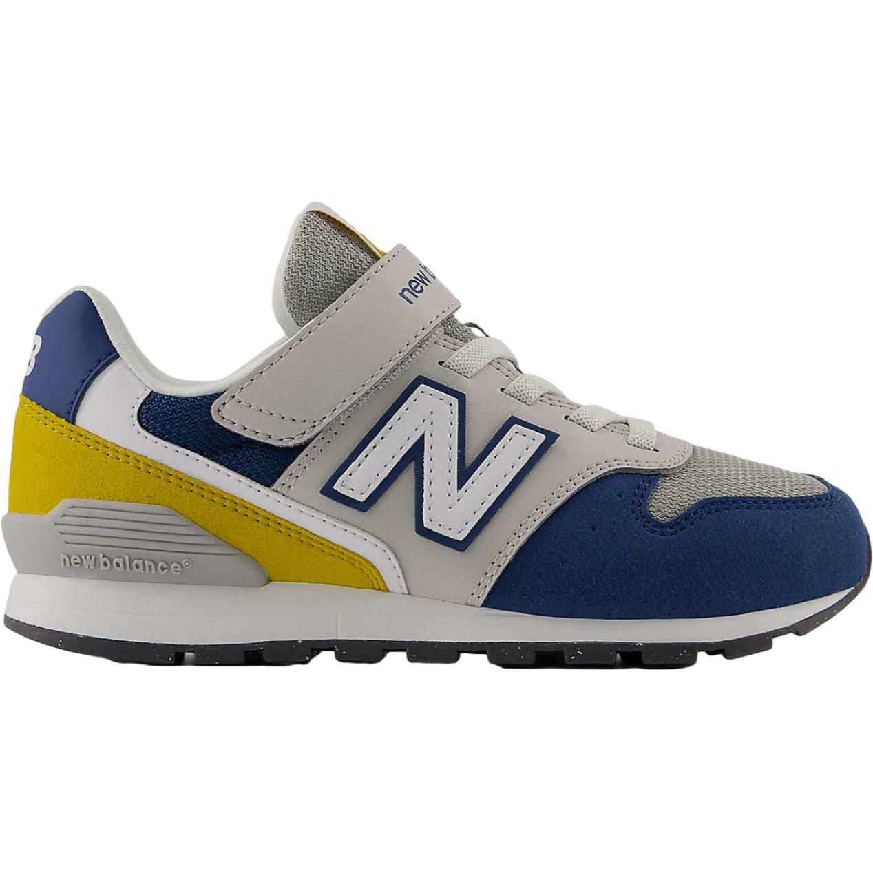 New Balance NB 996 дышащие поддерживающие низкие детские повседневные кроссовки gray/blue kids' — фото 3