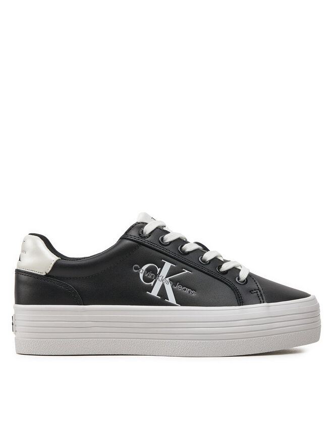 

Кроссовки Calvin Klein Jeans Vulc Flatform Laceup Lth, черный