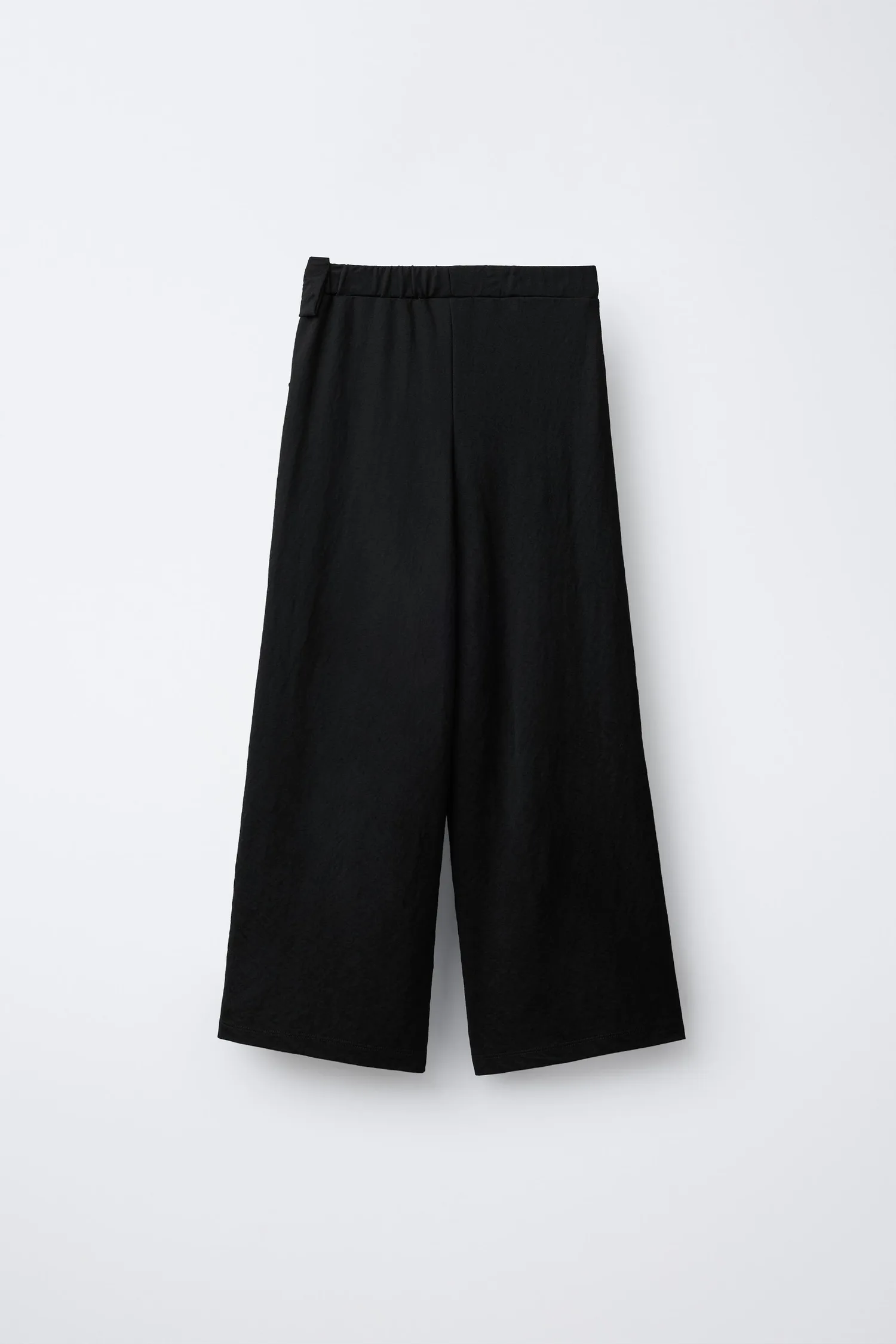 Zara Широкие брюки с блестящими полосками и бантом — фото 2