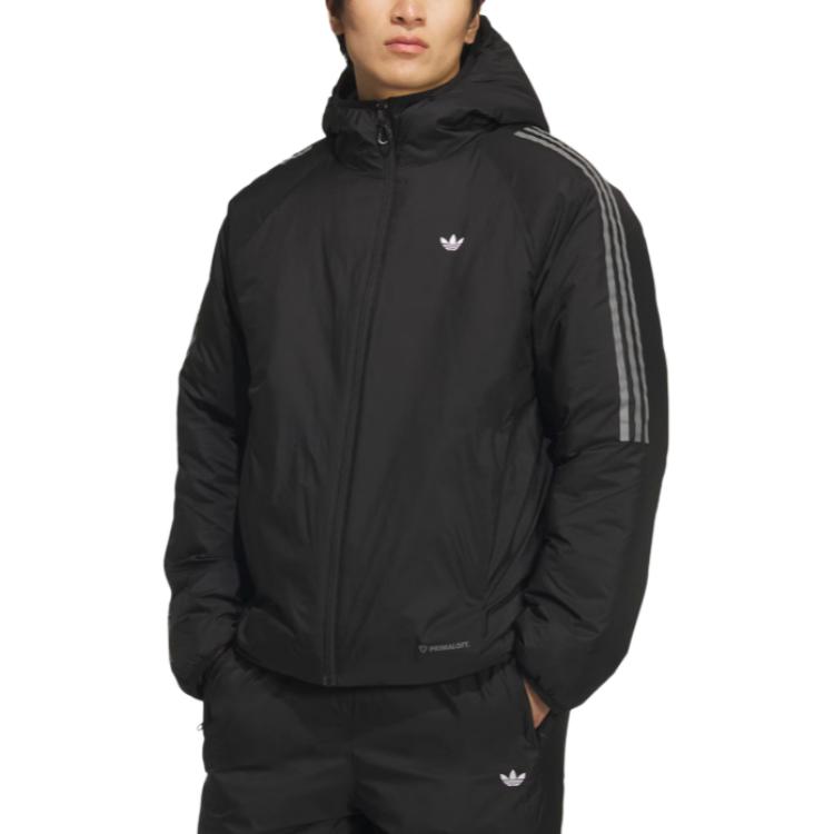 Куртка мужская утепленная Primaloft FW25 Adidas Originals, черно-белый — фото 3