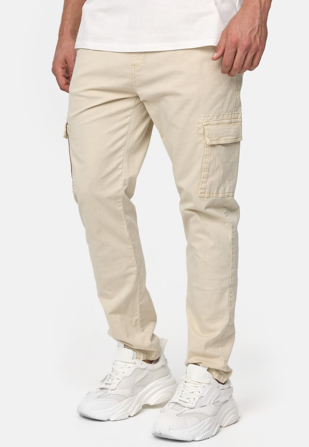 

Брюки карго BROADWICK INDICODE JEANS, цвет fog