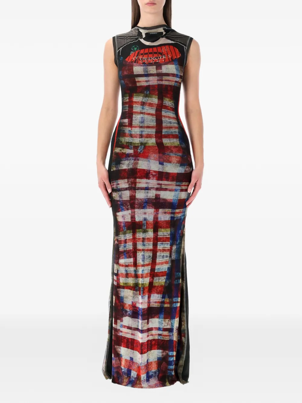 

Макси-платье без рукавов Ottolinger, серый