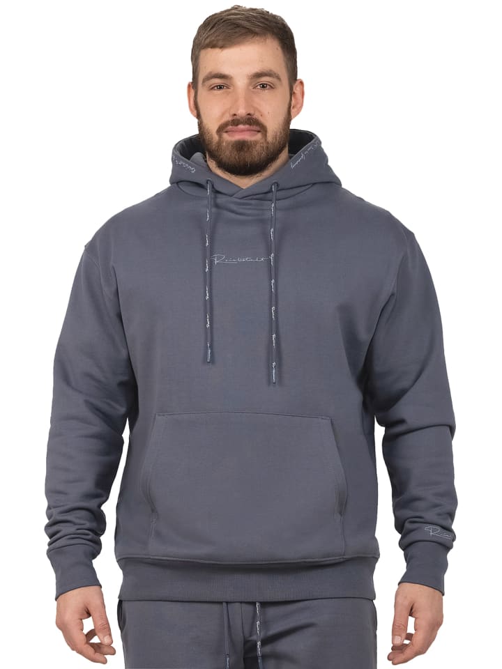 

Спортивная толстовка с капюшоном цвета антрацит Reichstadt, Черный, Спортивная толстовка с капюшоном цвета антрацит Reichstadt