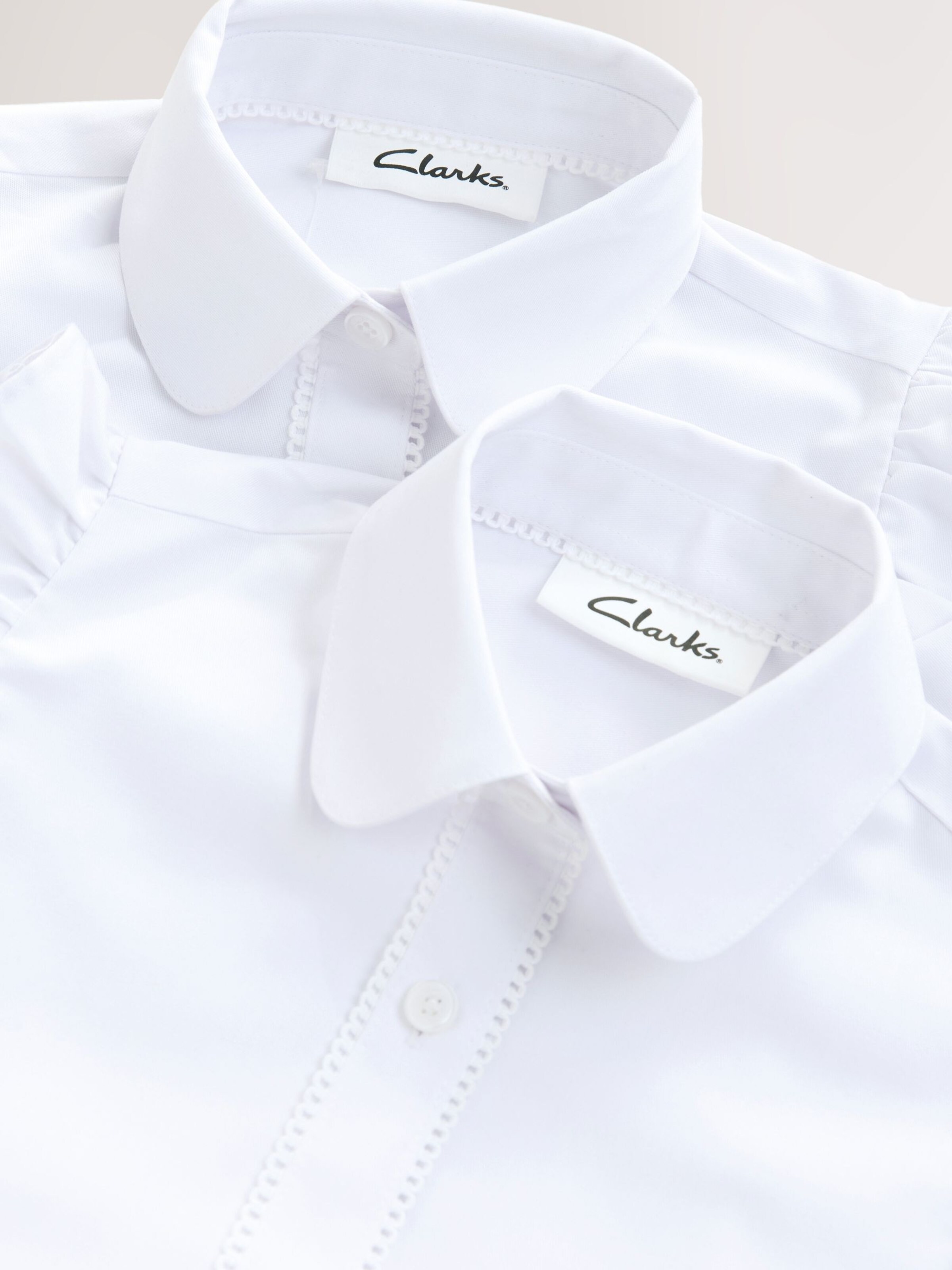 CLARKS Блузка в белом цвете — фото 4