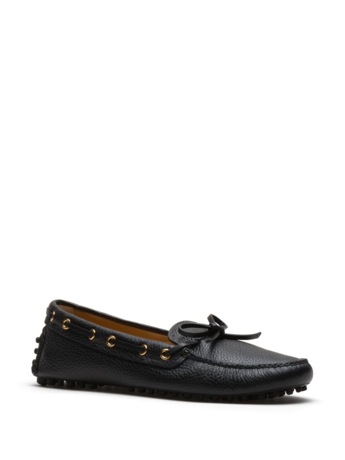 Car Shoe мокасины из зернистой кожи, черный — фото 2