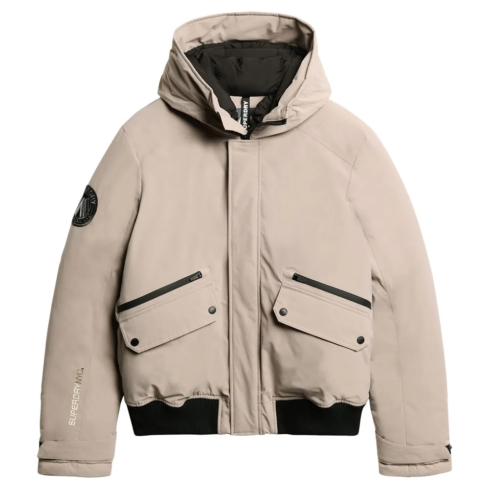 

Куртка Superdry City Padded bomber, бежевый