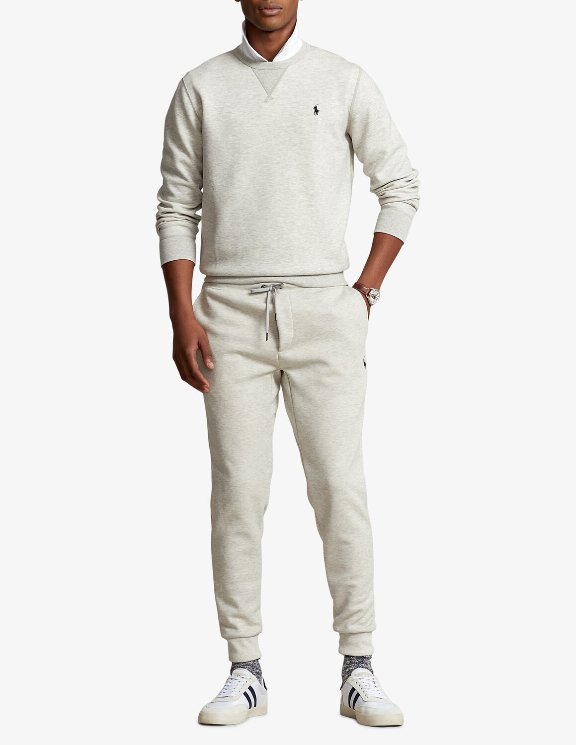 Базовые спортивные брюки Jogger Ralph Lauren, серый — фото 4
