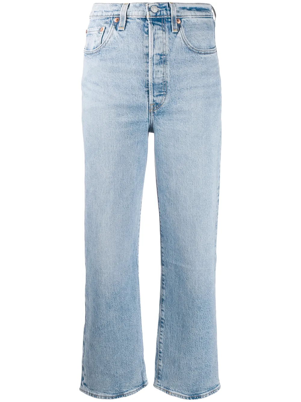 

Укороченные джинсы прямого кроя Levi's, синий