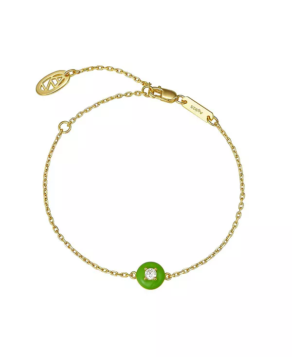

Маленький браслет-кекс зеленого цвета Anna Zuckerman, green