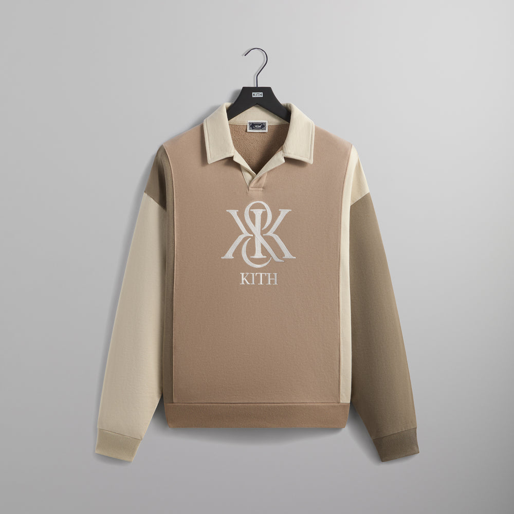 

Толстовка Kith Nelson Collared Pullover, цвет Malt