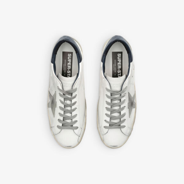 Кожаные низкие кеды Superstar с аппликацией в виде звезд Golden Goose, белый — фото 2