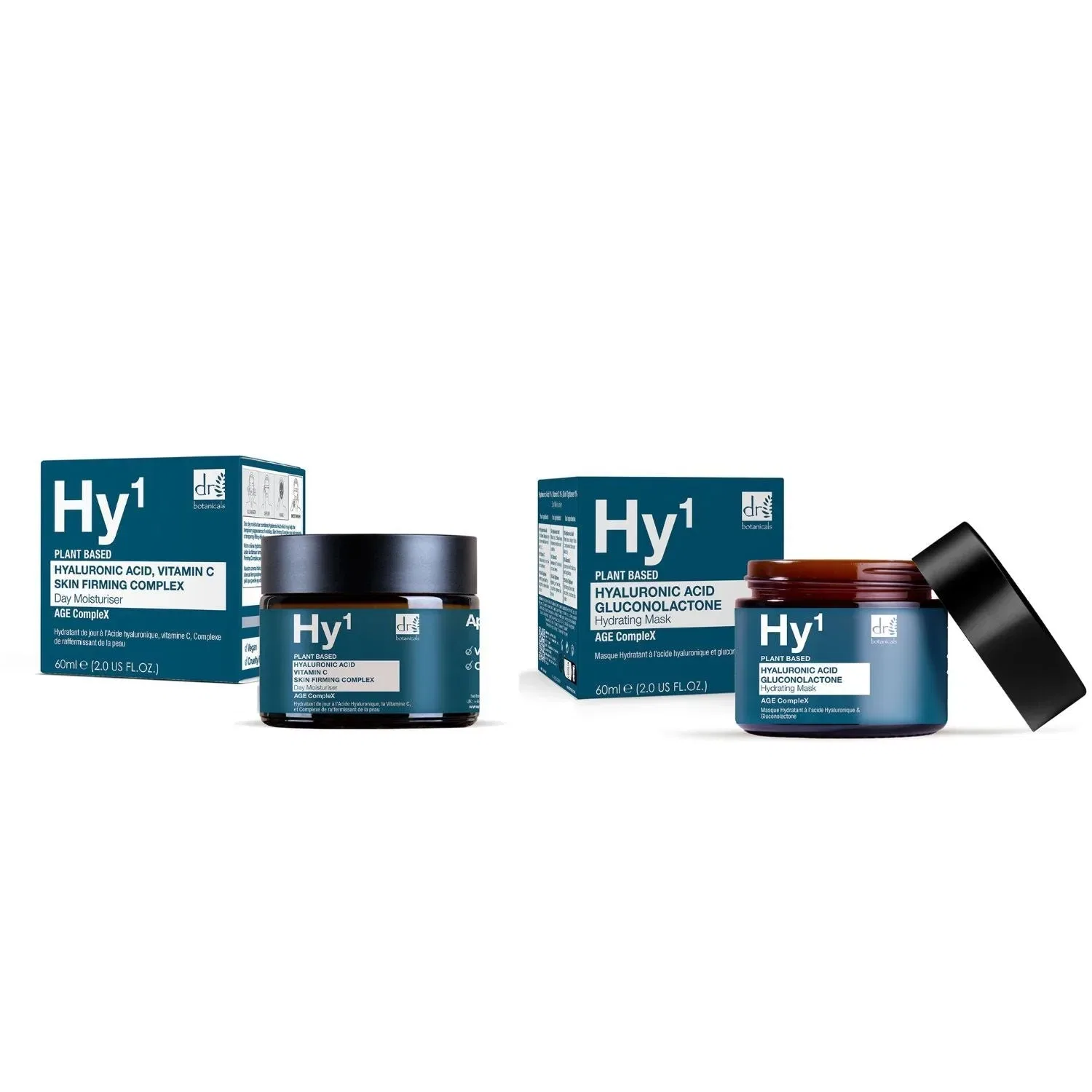 Набор Dr Botanicals — Дневного крема и маски с гиалуроновой кислотой