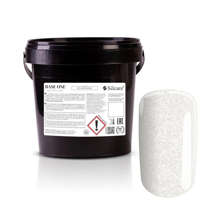 

Гель-лак для ногтей Base One Builder Shimmer Milkshake 1000 г Silcare