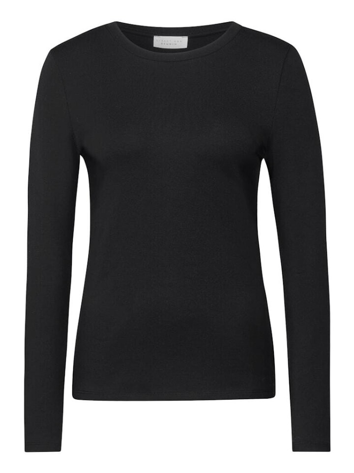

Лонгслив Street One Langarmshirt, черный