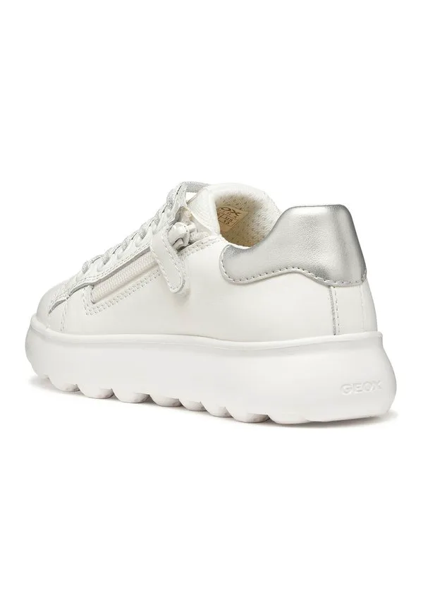Низкие кроссовки puffypop Geox, White Silver — фото 4