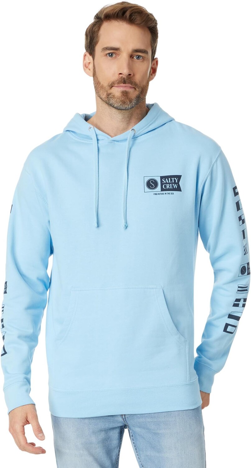 

Толстовка Salty Crew Alpha Fleece, цвет Light Blue