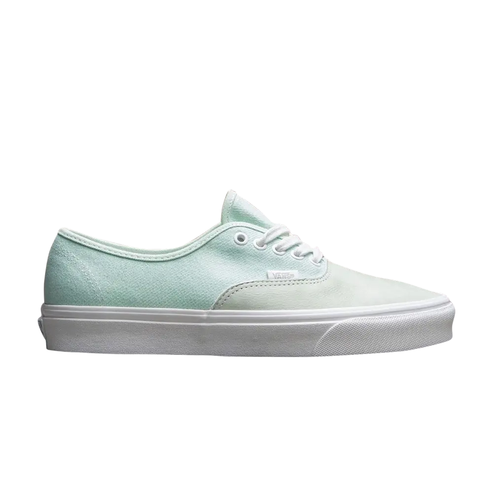 

Кроссовки Authentic Nubuck Washed Vans, зеленый