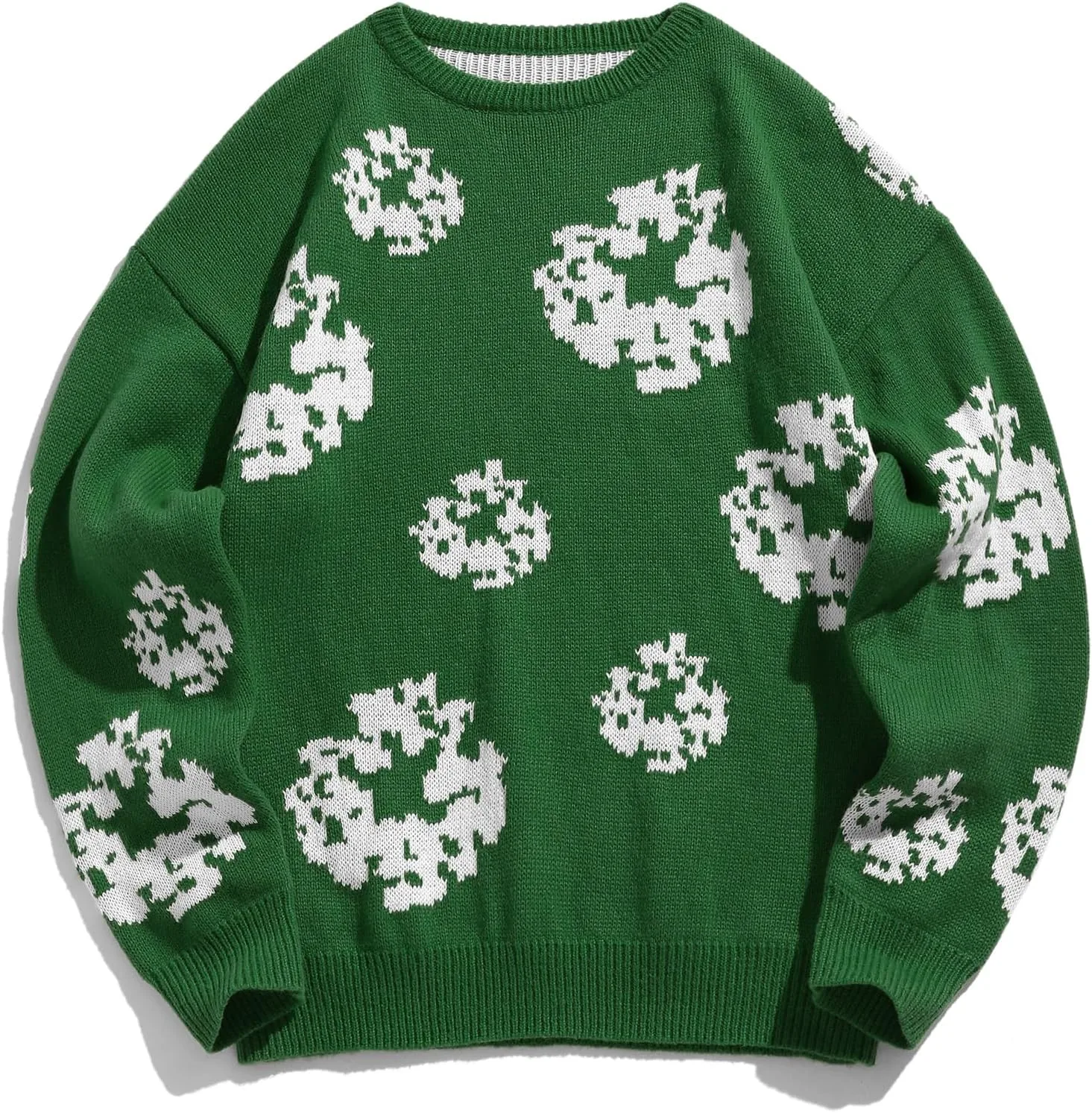 

ZAFUL мужской оверсайз свитер с принтом в стиле Y2K винтаж