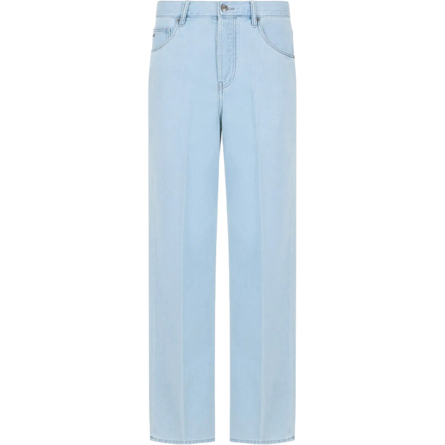 Джинсы J74 Loose Fit из мягкой смеси лиоцелла EMPORIO ARMANI, Blue