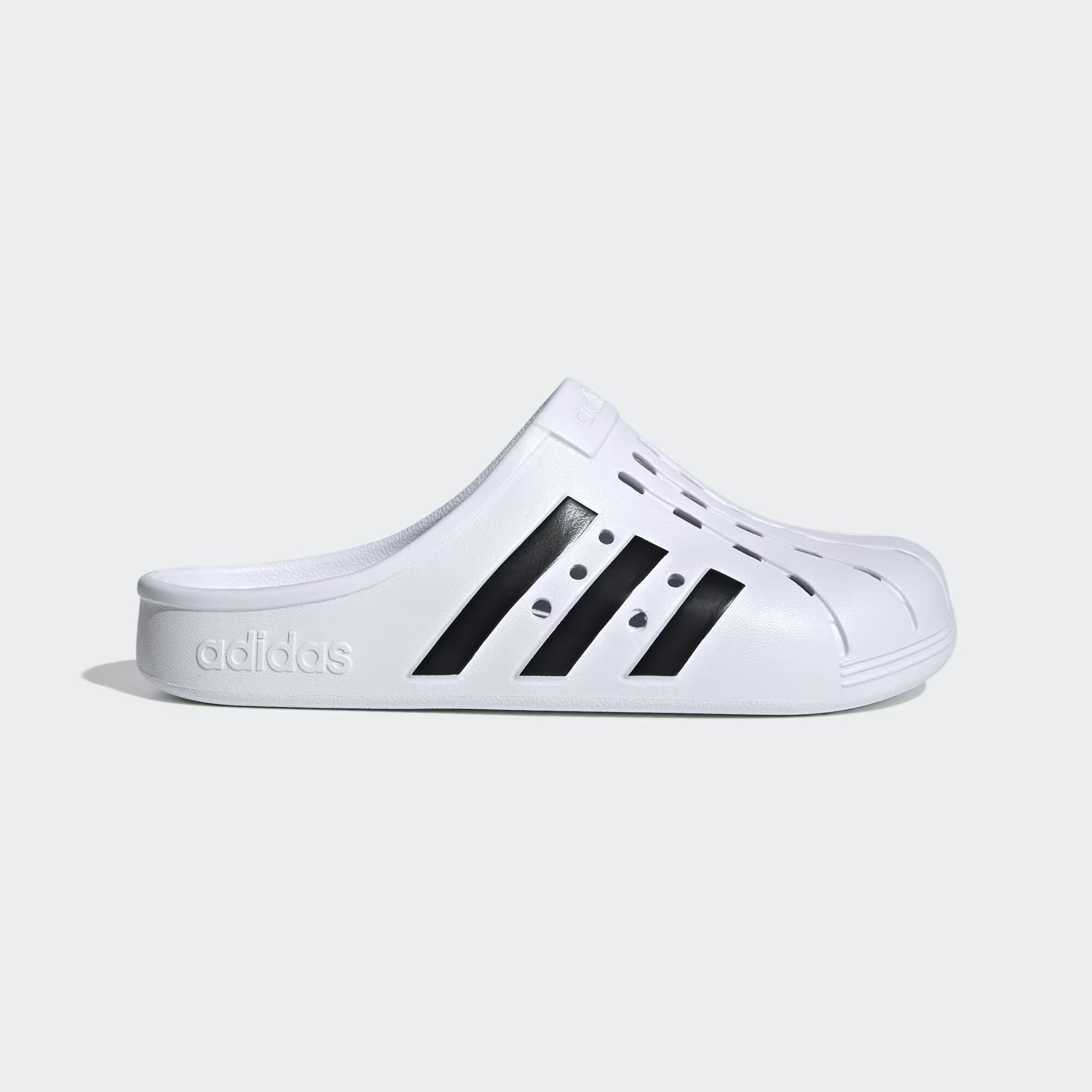 

Сабо Adilette Adidas, цвет Cloud White/Core Black/Cloud White