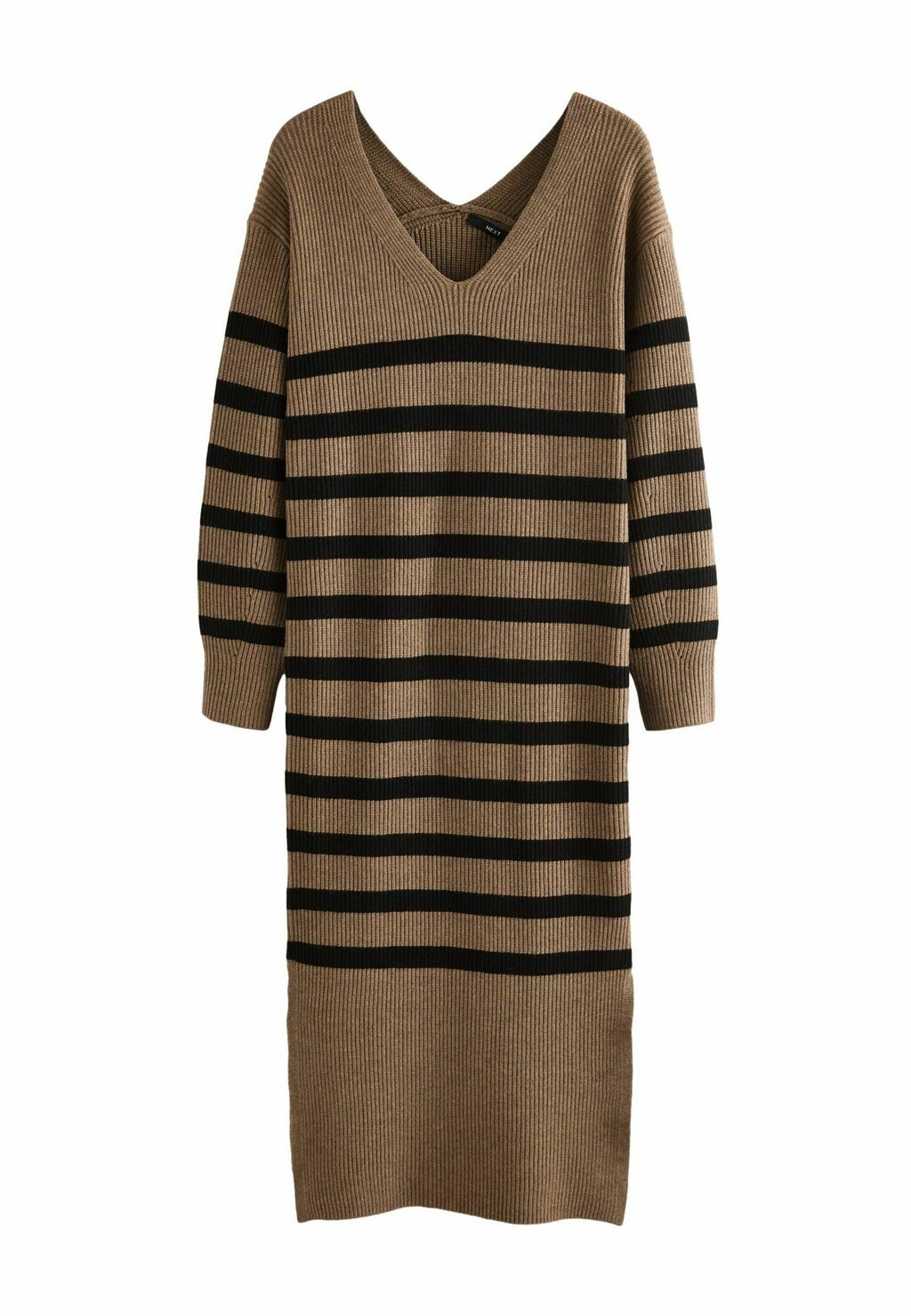 

Платье-джемпер V-NECK PETITE Next, коричневый