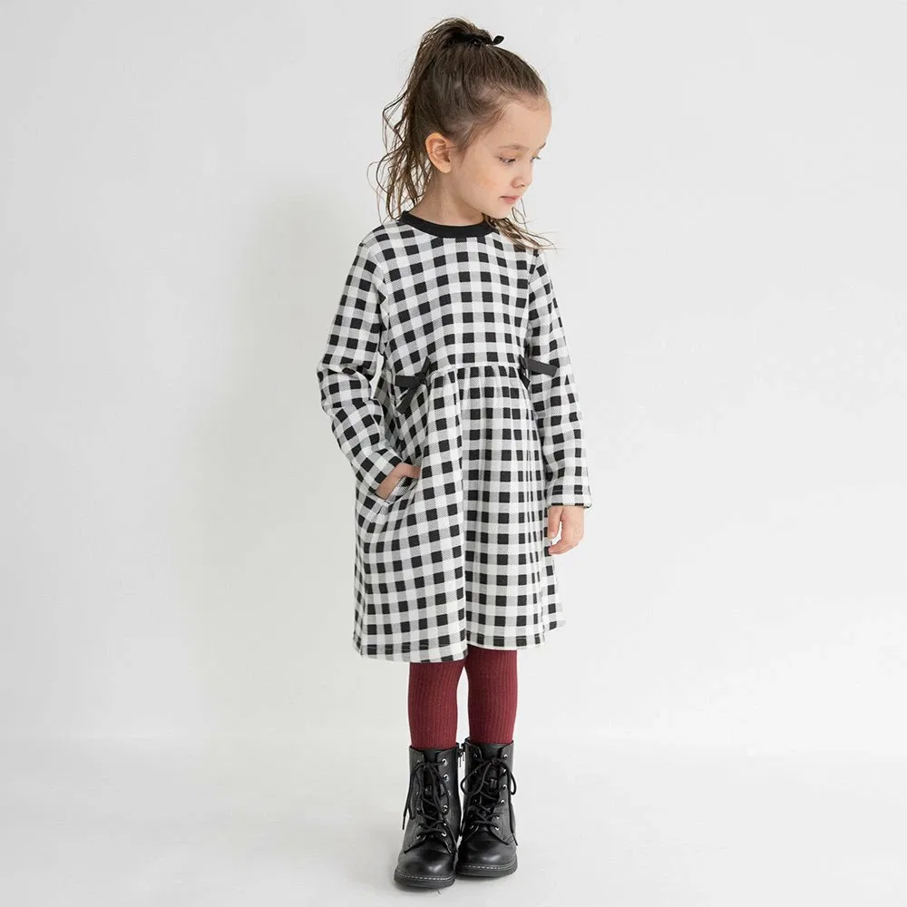 Платье с флисовой подкладкой и поясом-лентой Branshes, black