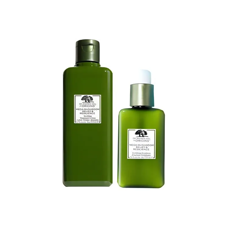 ORIGINS Эмульсия для укрепления кожи с ганодермой YUEMUZHIYUAN, Ganoderma lucidum water 200ml + Ganoderma lucidum strong milk 100ml