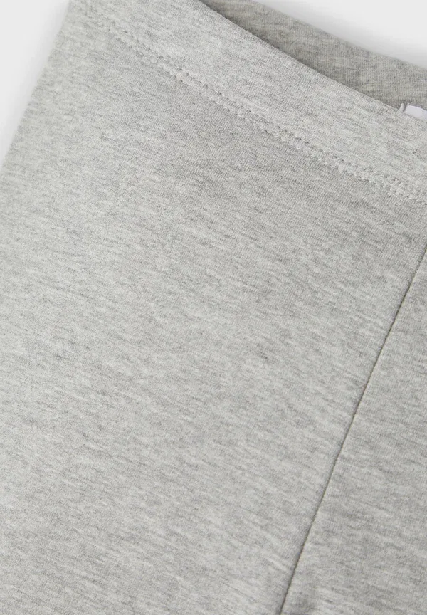 Брюки Name It Nfdavina solid swe bru noos leggings, серый меланж — фото 4