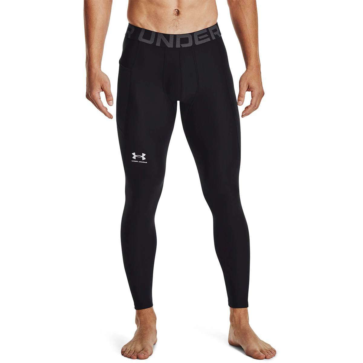 

HeatGear Under Armour Мужские колготки, черный/белый