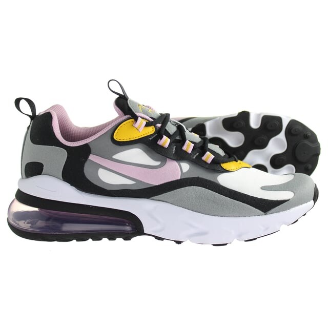 Детские разноцветные кроссовки Air max 270 React Nike, мультиколор — фото 4