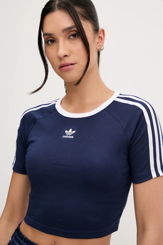 

Футболка 3-Stripes Adidas Originals, темно-синий