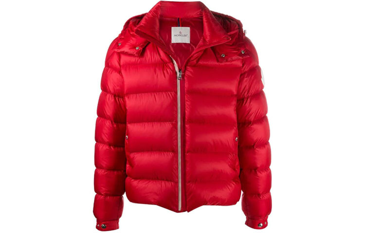

Пуховик мужской красный Moncler