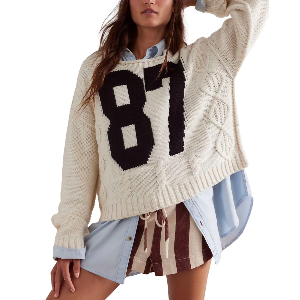 

We the free 87 пуловер Free People, белый