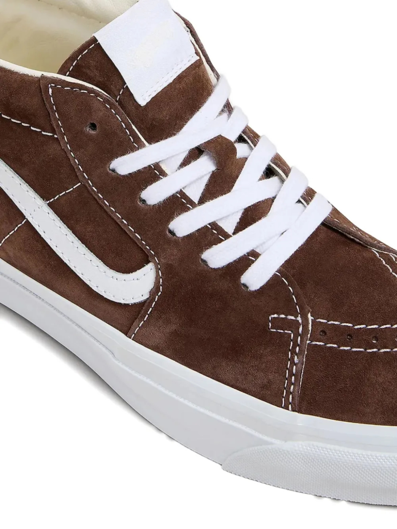 Кроссовки Vans Sk8-mid 83, коричневый — фото 3